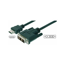 DIGITUS Câble d'adaptateur High Speed, HDMI-A - DVI-D, 10 m ()