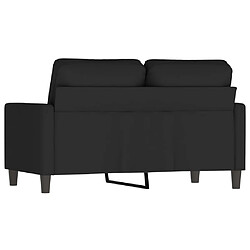 Acheter vidaXL Canapé à 2 places Noir 120 cm Velours