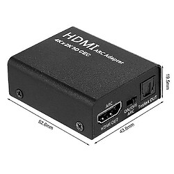 Universal Nouvel adaptateur HDMI ARC vers HDMI + convertisseur optique/audio 4K 1080P CEC pas cher