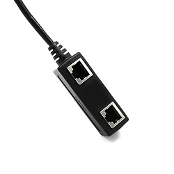 Avis 1 À 2 LAN Prise RJ45 Splitteur Ethernet Adaptateur Network Y Splitter Plug Extender Adapter