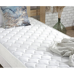 Idliterie Ensemble Matelas Ressorts Fermes biconiques SPECTRE + Sommier Made in France pas cher