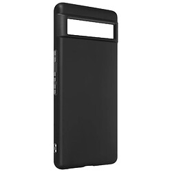 Avizar Coque pour Google Pixel 6a Résistante Silicone Gel Souple Flexible Légère Noir