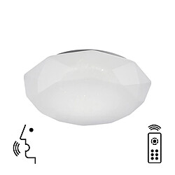 Inspired Plafonnier, LED 40W, 3000-5000K Tunable White, 2600lm, Télécommande, APP, Alexa & Google Voice Control, Blanc, 3 ans de garantie