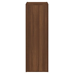 Avis vidaXL Meubles TV 2 pcs Chêne marron 30,5x30x90 cm Bois d'ingénierie