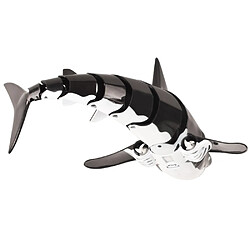 Universal RC Simulation Shark Toys 2.4G 4CH Waterproof Electric Remote Control Shark(Le noir)