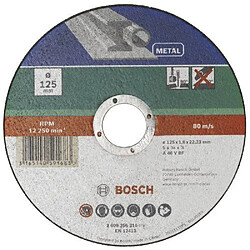 Bosch 2609256315 Disque à tronçonner à moyeu déporté pour Métaux Diamètre 115 mm Diamètre d'alésage 22/23 Epaisseur 2,5 mm