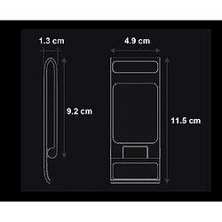 W39 PORTABLE PORTABLE PORTE-DE TÉLÉPHONE MOBILE D'ALIMAGE D'ALLIAGE EN ALLIAGE EN ALLIAGE PORTE DE TÉLÉPHONE DE TÉLÉPHONE MOBILE PORTABLE PORTABLE MÉTAL MOYEN MOBILE