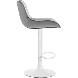 Avis Non Lot de 2 tabourets de bar Vonore velours blanc