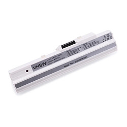 vhbw Batterie remplacement pour BTY-S13, TX2-RTL8187SE pour ordinateur portable (6600mAh, 11,1V, Li-ion, blanc)