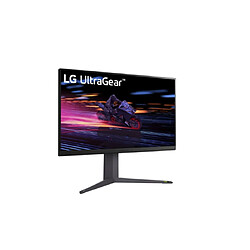 ECRAN LG 32" gaming Noir 32GR75Q-B IPS 16:9 1ms 165Hz 2560×1440 400cd/m² 2xHDMI 1xDisplay Port 3xUSB VESA 100x100 Pied Inclinable reglable en haut et pivot