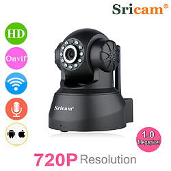 Caméra IP CCTV 720P Network IR 1.0 Megapixel H.264 Sans fil WIFI Vidéosurveillance domotique Noir