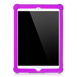 Coque en silicone Souple avec béquille violet pour votre Apple iPad Air (2020)/iPad Air 2/iPad 9.7 pouces (2017)/iPad 9.7 pouces (2018)