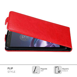 Avis Cadorabo Coque Motorola MOTO Z Etui en Rouge