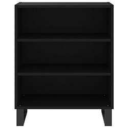 Avis vidaXL Buffet noir 57x35x70 cm bois d’ingénierie