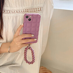 Avis GUPBOO Étui pour iPhone11ProMax étui de téléphone portable créatif chaîne de perles violet taro simple pour femme