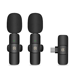 Yonis Microphone Sans Fil Réduction De Bruit USB-C