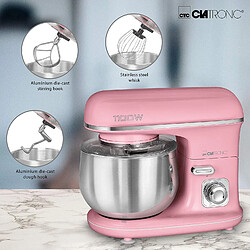 Avis Robot Pâtissier Boulangerie Cuisine Ménager Multifonction Bol 5L, 1100, Rose, Clatronic, KM 3711