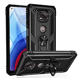 Coque en TPU Anti-chute hybride avec béquille noir pour votre Motorola Moto G Power (2021)