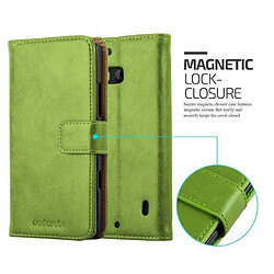 Cadorabo Coque Nokia Lumia 929 / 930 Etui en Vert