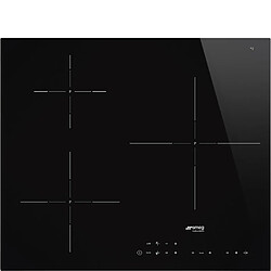 Table de cuisson induction 60cm 3 feux 7200w noir - si5632d - SMEG