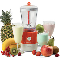 Ariete Blender électrique avec lames en acier inoxydable de 0,8L 350W orange blanc