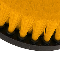 Avis 3PCS 2/4 / 5inch Carrelage Coulis De Nettoyage Forage Brosse Brosse De Nettoyage Kit De Forage Jaune