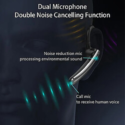 Avis Universal Casque sans fil 8h temps de conversation bluetooth double micro téléphone cellulaire intelligent réduction du bruit casque bluetooth