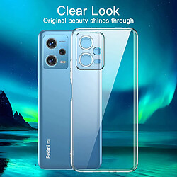 Coque Silicone Transparente + Verre Trempe Pour Xiaomi Redmi Note 12 Pro Plus Little Boutik©