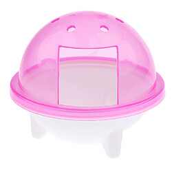 UFO hamster gerbille pet salle de bain cage bain sable pelle jouet toilette rose