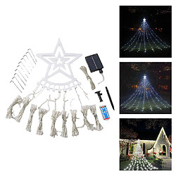 Cordes Lumières Cascade Lights Solar LED STAR pas cher