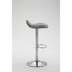 Avis Non Tabouret de bar Shanghai tissu chrome