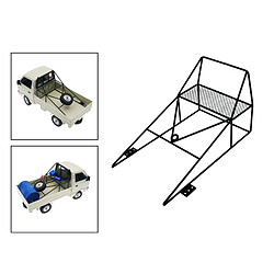 Avis Cadre De Trémie De Remorque En Métal RC Pour Accessoire De Bricolage De Camion De Dérive De Buggy WPL D12 Noir