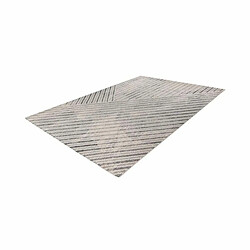 Paris Prix Tapis Tissé Graphique Rhombus Beige & Gris 120 x 170 cm