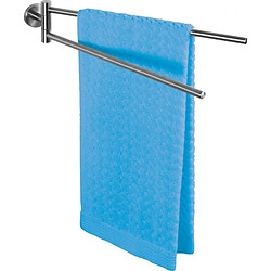 Wenko 19618100 Porte-Serviettes a 2 Bras Bosio Acier Inox