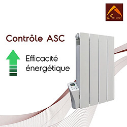 Chauffage électrique inertie fluide - 750W - blanc - Adda Allauve pas cher