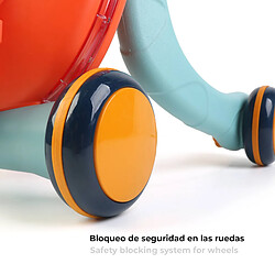 Avis Trotteur pour Bébés Robincool Baby Walker 43x45x52 cm Premiers Pas avec Blocage de Roues Couleur Orange avec Lumière