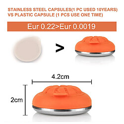 Acheter Professionnel Espresso Rechargeables Capsules-Réutilisable Dosettes de Café Capsules En Acier Inoxydable, Facile à Nettoyer