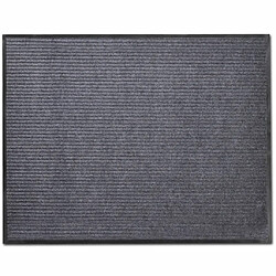 Decoshop26 Tapis d'entrée paillasson PVC Gris 90 x 150 cm DEC023123