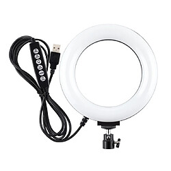 Yonis Ring Light LED RGBW 10 Modes Avec Trépied