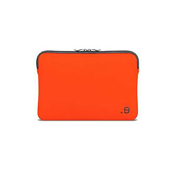 be.ez Housse pour MacBook 12 Pouces Édition LA Robe Sunset avec Fermeture Éclair Orange