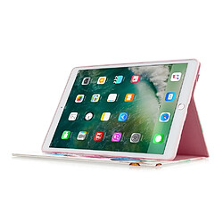 Acheter Etui en PU impression de motifs avec support fleur colorisée pour votre Apple iPad 10.2 (2019)