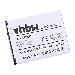 Batterie Li-Ion vhbw 1450mAh (3.7V) pour téléphone portable, Smartphone Medion Life E4001, E-4001, MD98500.Remplace: Li37130C.