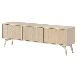 Bestmobilier Newport - meuble TV - bois - 158 cm pas cher