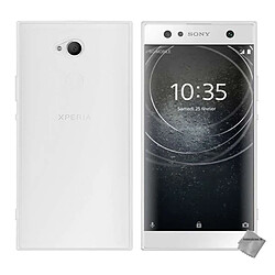 Htdmobiles Coque silicone gel fine pour Sony Xperia XA2 Ultra + film ecran - BLANC TRANSPARENT