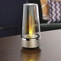 Avis Universal En haut-parleur Yyh-Bluetooth LED Flame Cougie Lumière Night Lampe Portable Portable