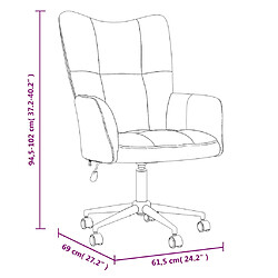 vidaXL Chaise de relaxation Jaune moutarde Velours pas cher