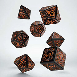 Q WORKSHOP Pathfinder Hells Vengeance RPG Ornamented Dice Set 7 Polyhedral Pieces