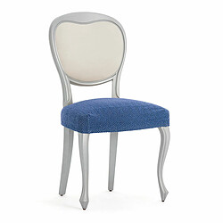 Housse de Chaise Eysa JAZ Bleu 50 x 5 x 50 cm 2 Unités