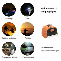 Deoditoo Lanterne de Camping Waterproof et Batterie Externe Portable 4000 mAh pas cher