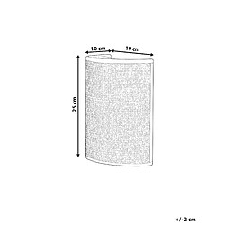 Avis Beliani Lampe murale DEMITRIE Rotin Naturel